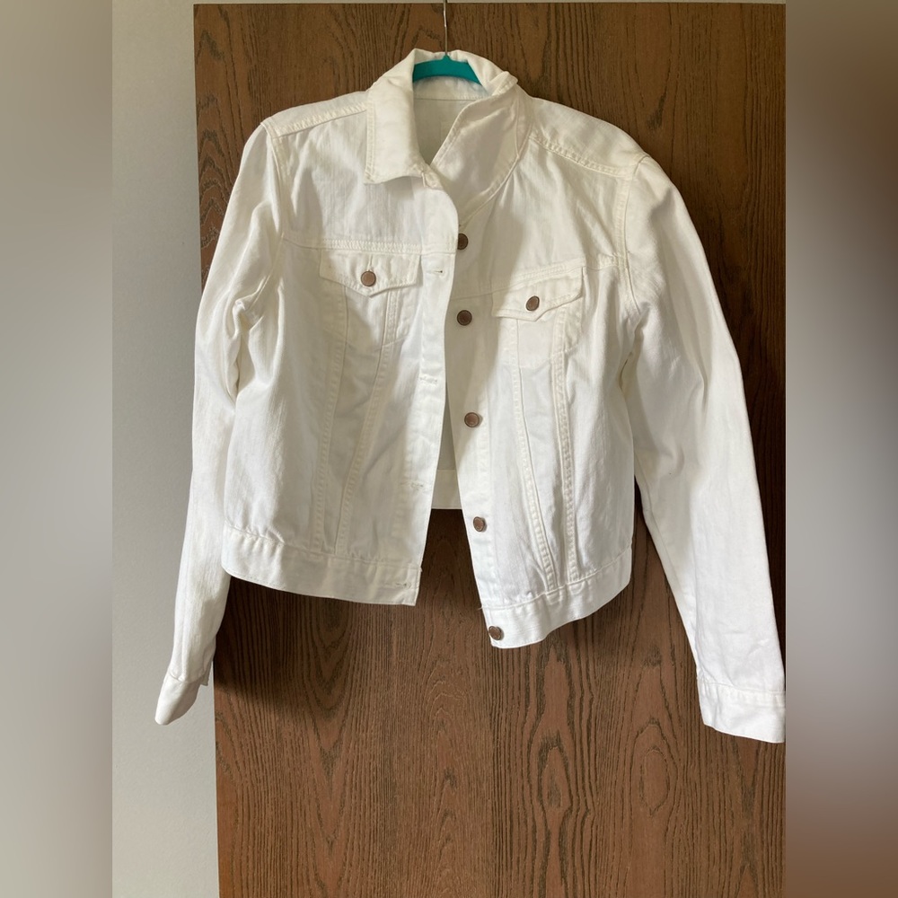 Old Navy White Denim Jean Jacket- NWT